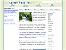 Tablet Screenshot of kalhavenbiketrail.com